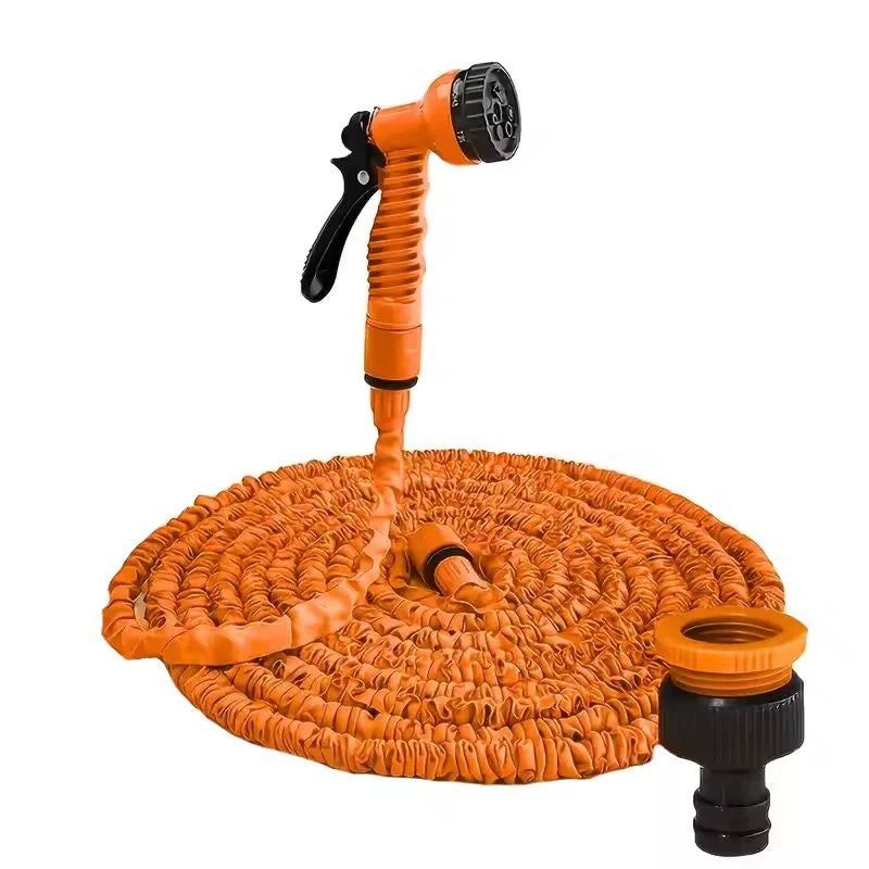25FT-200FT Garden Hose Expandable Magic Water Pipes Home Garden Daily Watering Tools High-Pressure Car Wash Cleaning Water Gun