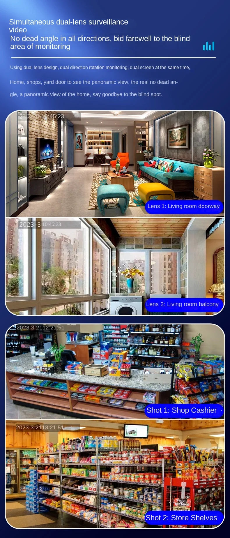 1080P HD WIFI Camera PTZ IP Security Protection Surveillance Camera Auto Tracking Baby Pets Monitor Smart Home Robot Cameras