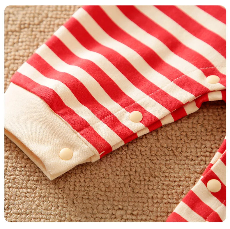 Baby Boy Outfit Christmas elk Infant Clothes Toddler Onesie Costume Romper Jumpsuit 0-18 Months Long Sleeve Newborn Trendy Girls