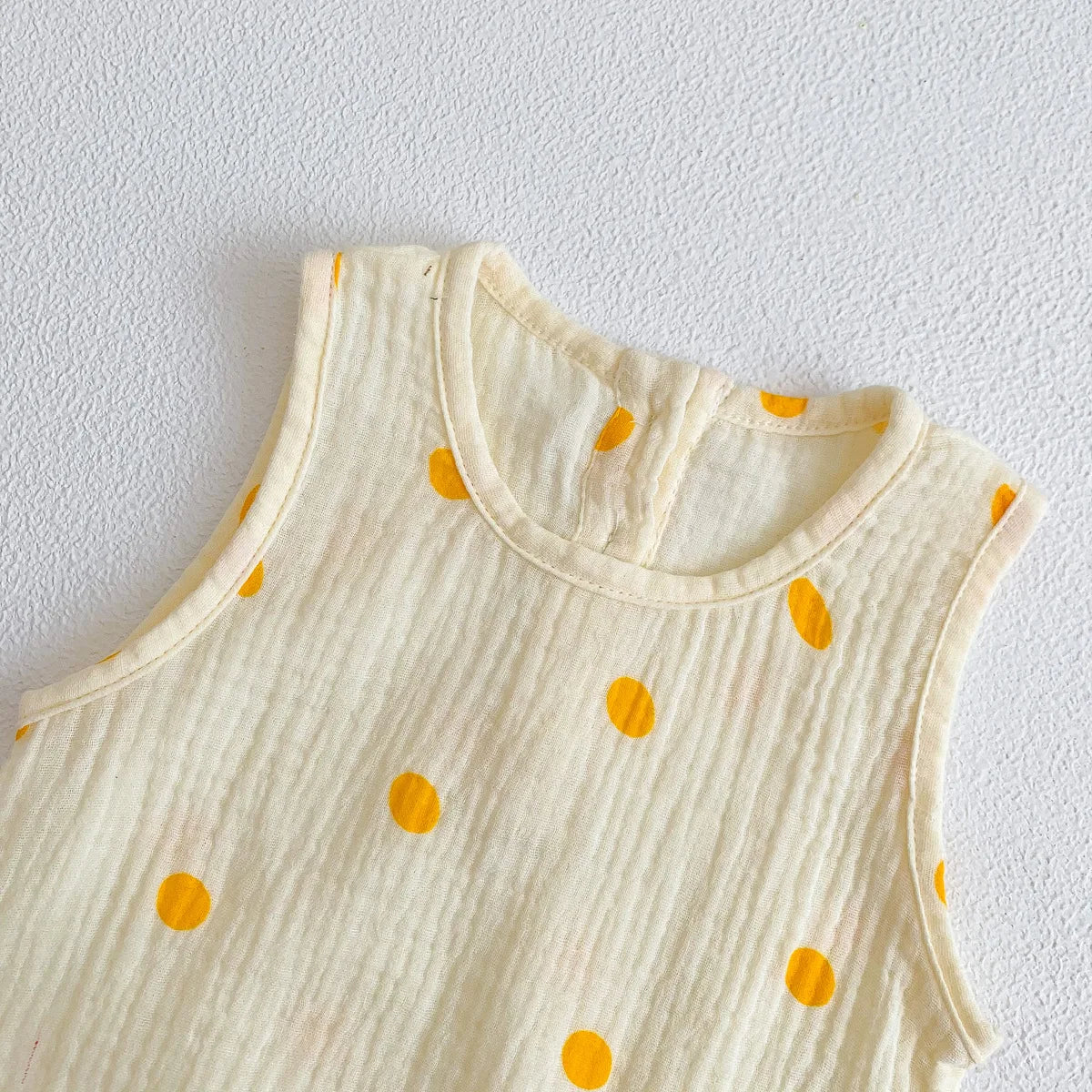 2025 New In Summer Infant Newborn Baby Girls Boys Wrinkle Cloth Cotton Outfits Kids Casual Jumpsuits Toddler Bodysuits