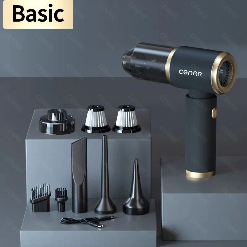 CENRR 210000PA Mini Car Vacuum Cleaner Wireless Powerful Vacuum Car Cleaner Handheld Portable Vacuum Cleaner Cleaning Machine