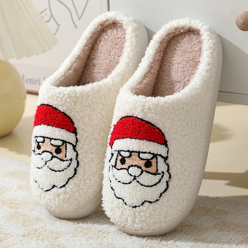 Cute Christmas Elk Slippers