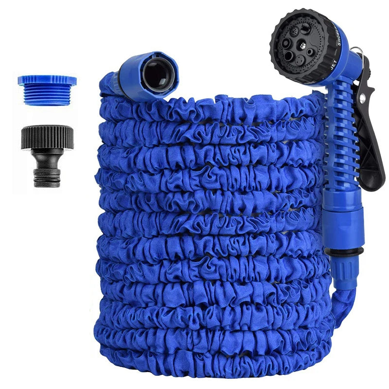 25FT-200FT Garden Hose Expandable Magic Water Pipes Home Garden Daily Watering Tools High-Pressure Car Wash Cleaning Water Gun