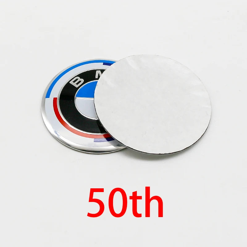 4Pcs 56/60/65mm Car Wheel Center Hub Caps Badge Sticker Emblem Decals Accessories For Baoma E32 E34 E36 E38 E39 E46 E53 E60 E65