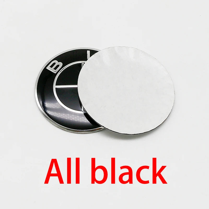 4Pcs 56/60/65mm Car Wheel Center Hub Caps Badge Sticker Emblem Decals Accessories For Baoma E32 E34 E36 E38 E39 E46 E53 E60 E65