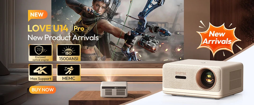 LOVE U4 Smart Mini Home Theater Projector 4K 1080P Video Android WIFI for Smartphone Cinema