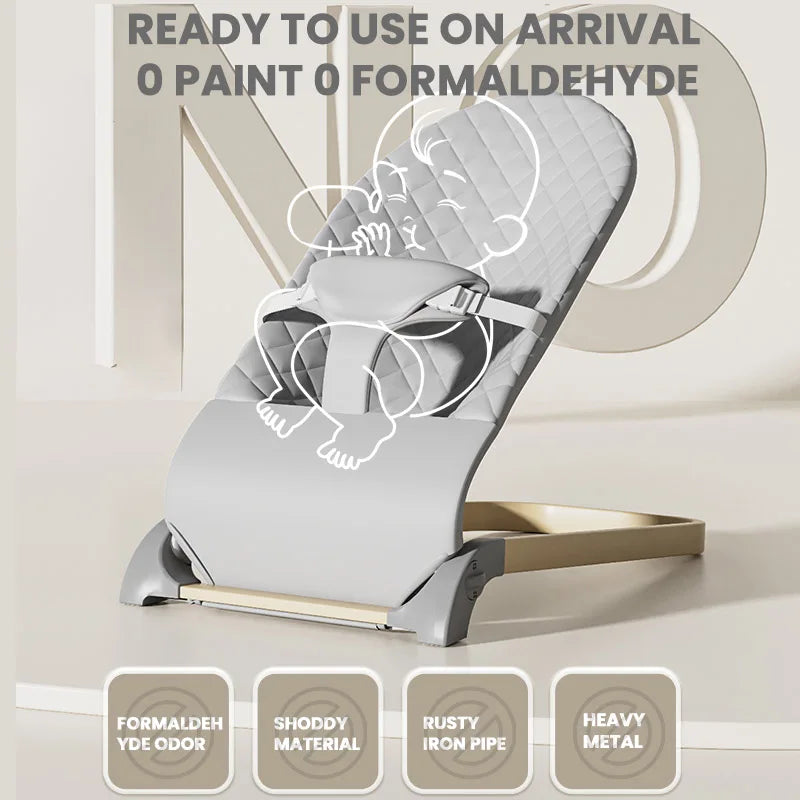 Baby Bouncer, Portable Bouncer Seat for Babies,Adjustable Multi Position Baby Bouncer Seat, Fits Newborn to Toddler