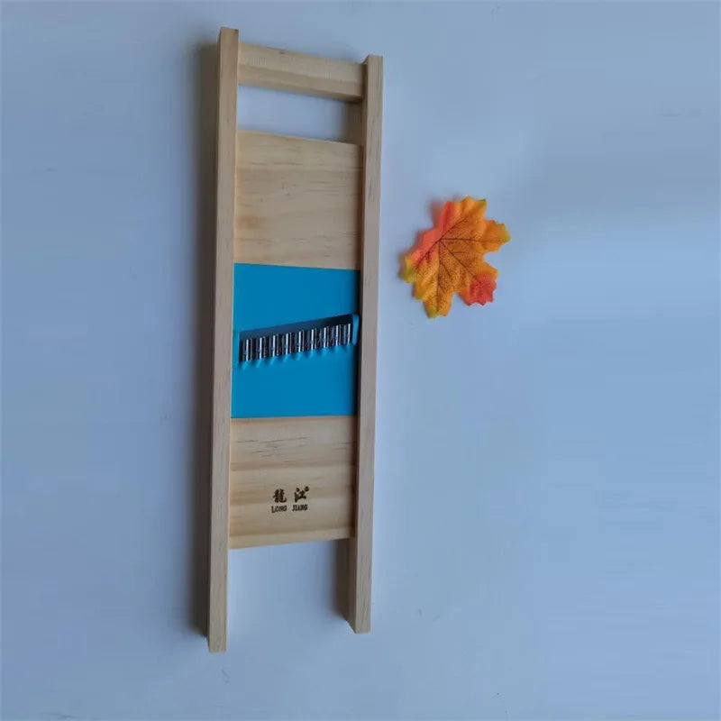 Fries Grid Stainless Potato Grid Steel Potato Kitchen Wooden Home Chip Shred Potato Vegetable French Gadget Cutter Grater Slicer