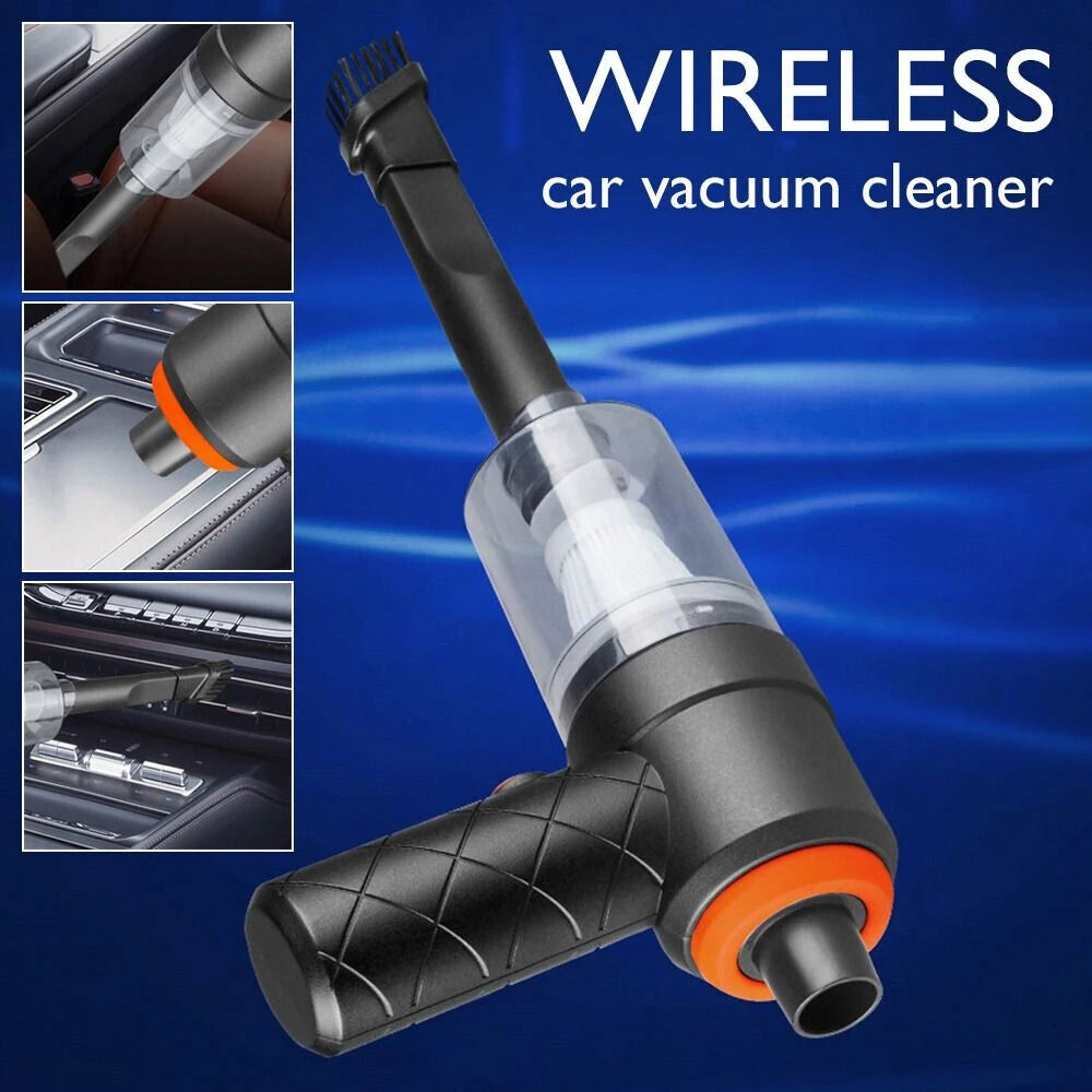 Wireless Handheld Vacuum Cleaner 2 in1 Portable Mini Rechargeable Hand Held Dual Use Vacuum Cleaner Air Blower for Home and Car