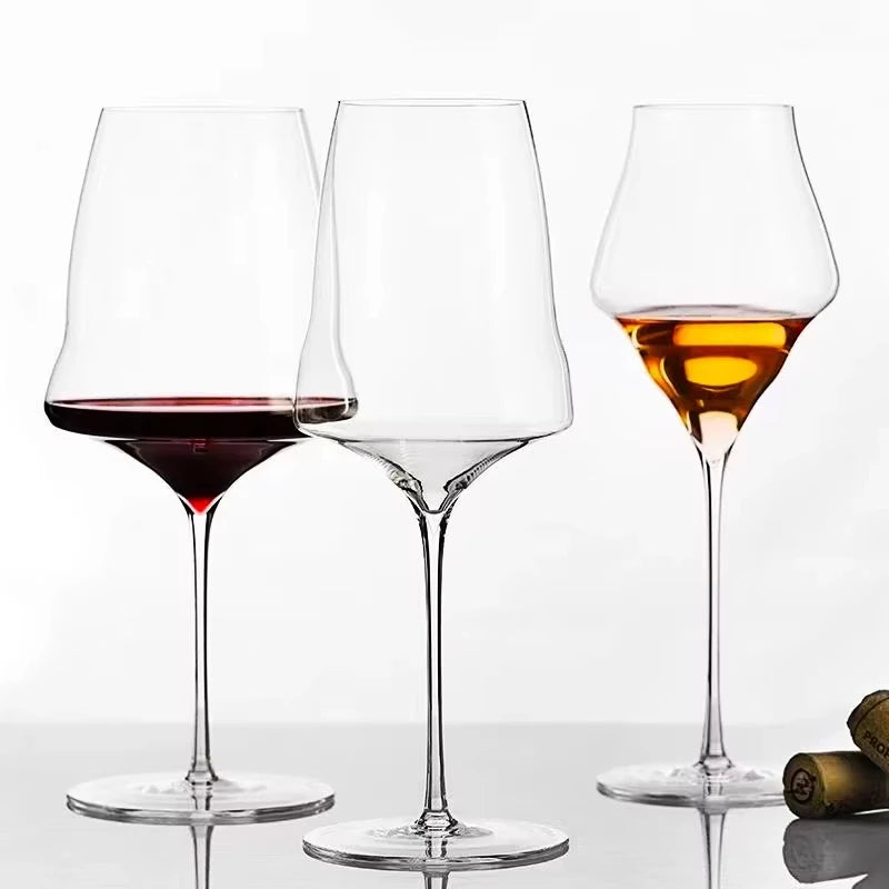 Josephinen Style Luxury Superior Quality Crystal Wine Glass 0.5mm Extremely Thin Handmade Flawless Champagne Cup