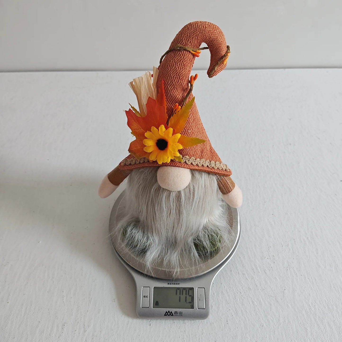 Glowing Faceless Gnomes Doll Handmade Maple Leaf Sunflower Dwarf Doll Pendant Home Autumn Thanksgiving Day Christmas Decoration