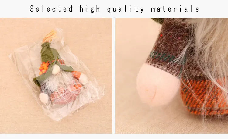 1pc Fall Gnome Autumn Gnome Pumpkin Sunflower Swedish Dwarf Thanksgiving Day Christmas Decor Nordic Gnome Land God Old Man Decor