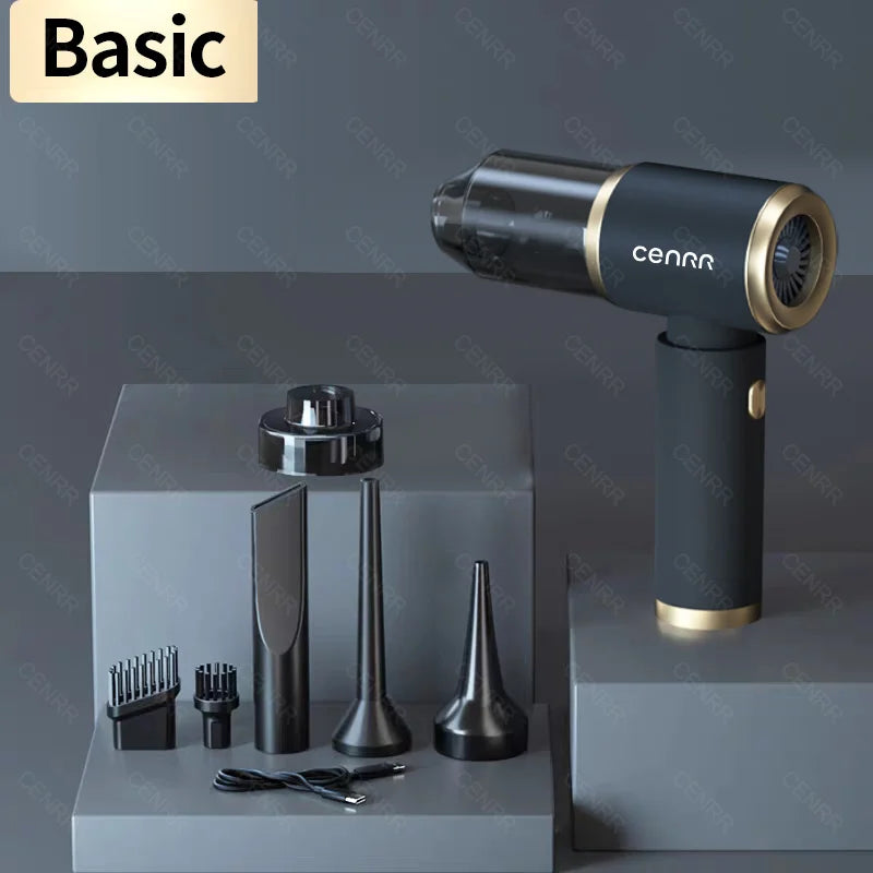 CENRR 210000PA Mini Car Vacuum Cleaner Wireless Powerful Vacuum Car Cleaner Handheld Portable Vacuum Cleaner Cleaning Machine