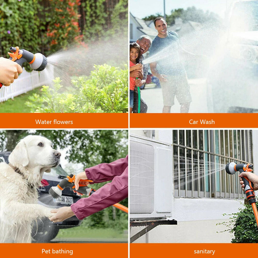 Water Gun High-Pressure Water Spray Gun Car Washer Hose Nozzle Garden Watering Sprinkler Sprinkler Cleaning Water Gun