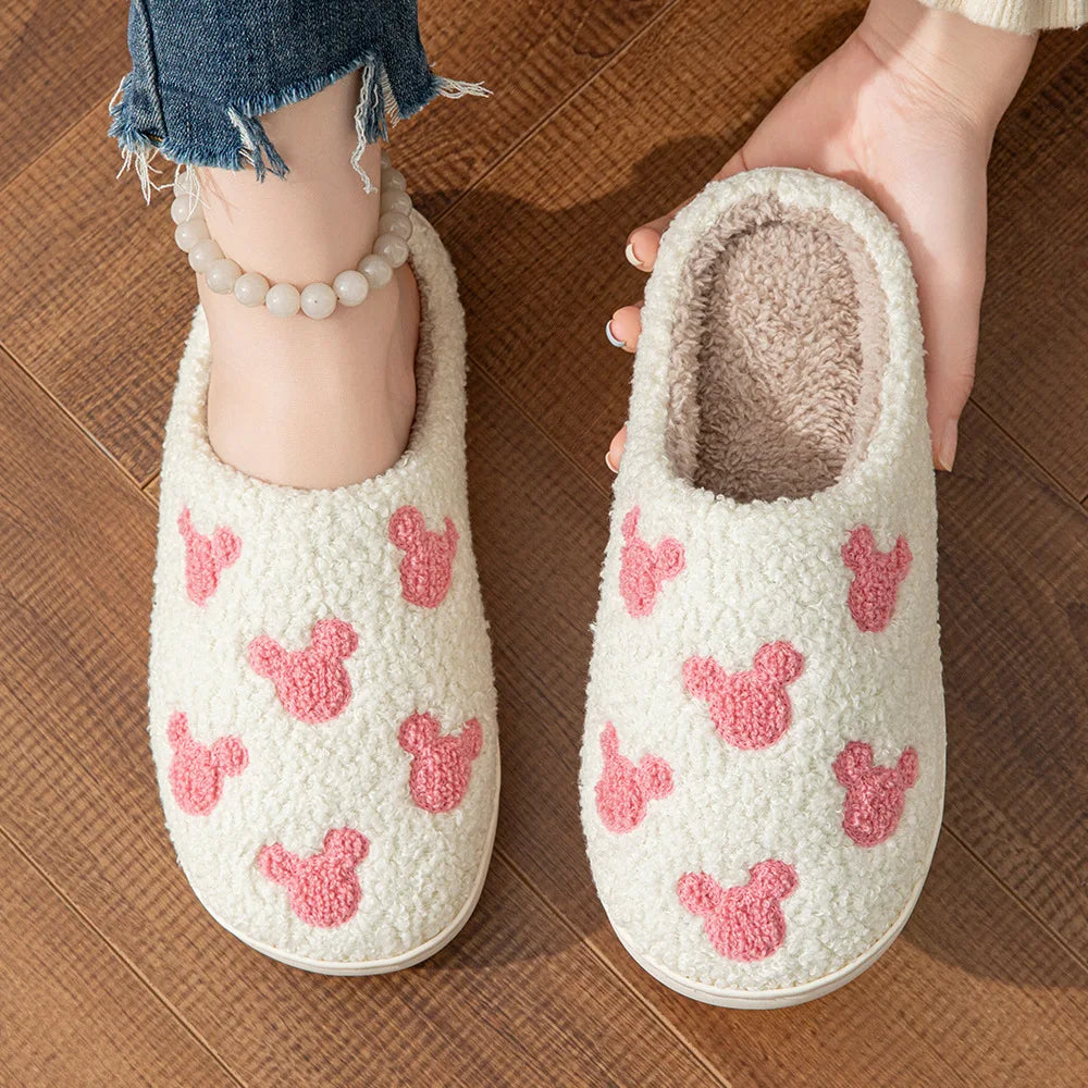 Cute Christmas Elk Slippers