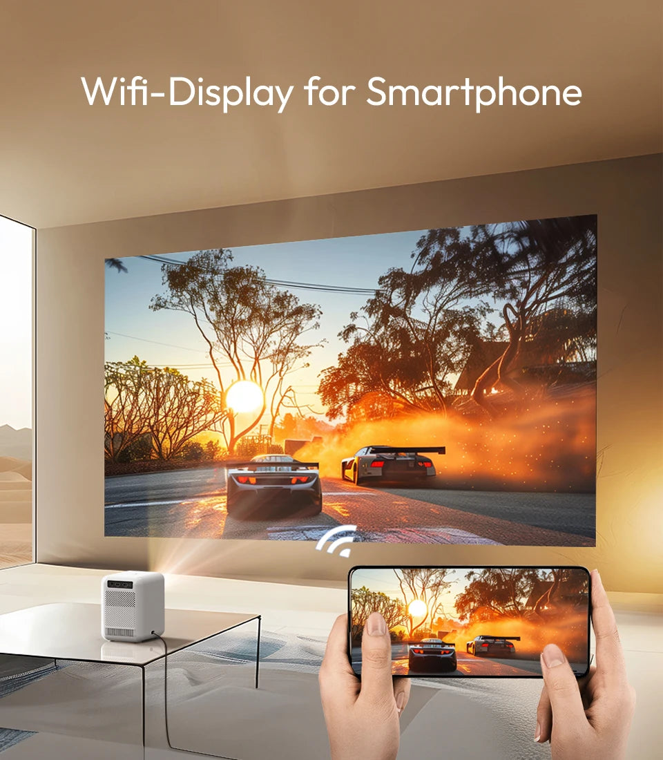 LOVE U4 Smart Mini Home Theater Projector 4K 1080P Video Android WIFI for Smartphone Cinema
