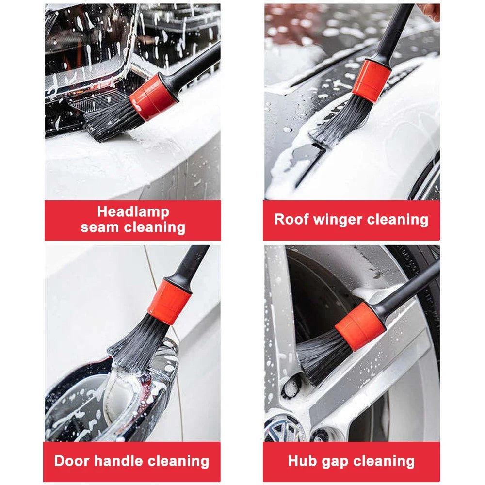 Car Detailing Brush Set The Ultimate Auto Cleaning Kit for Vents Gaps Maintenance Car Air Outlet Detail Clearance Brush