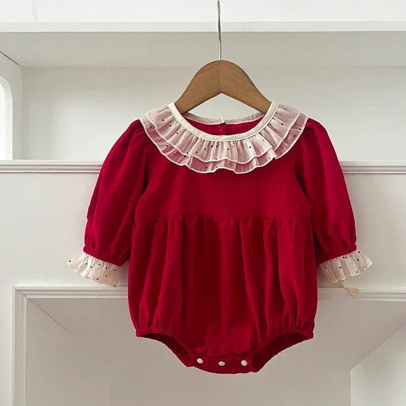 Infant Baby Boys Girls Christmas Romper Long Sleeve Thicken Hooded Letters Print Jumpsuit Fall Winter Newborn Clothes Christmas