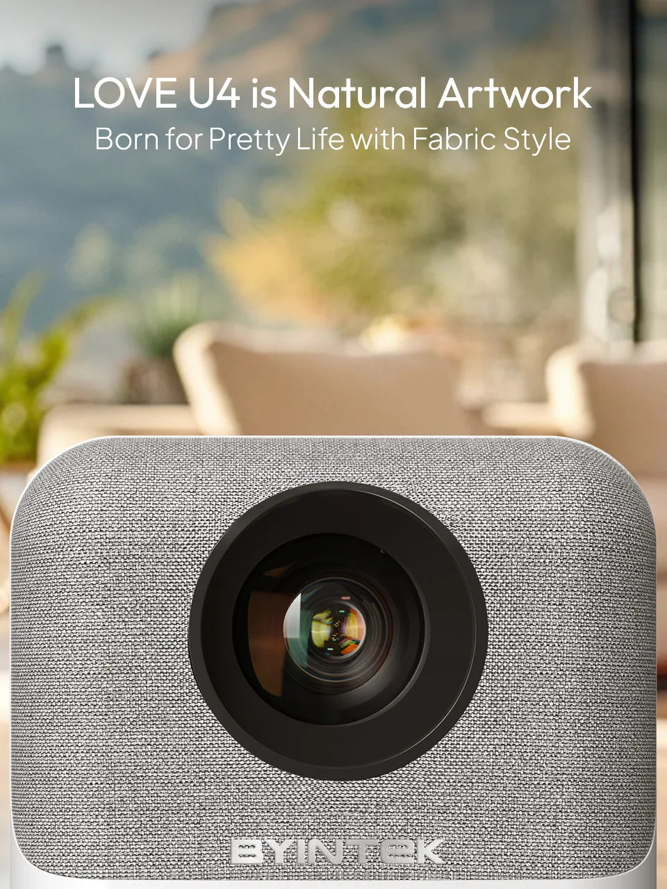 LOVE U4 Smart Mini Home Theater Projector 4K 1080P Video Android WIFI for Smartphone Cinema