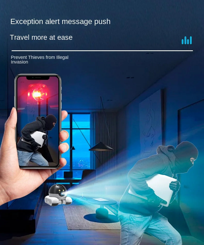 1080P HD WIFI Camera PTZ IP Security Protection Surveillance Camera Auto Tracking Baby Pets Monitor Smart Home Robot Cameras