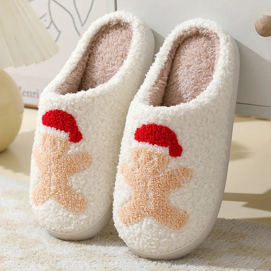 Cute Christmas Elk Slippers
