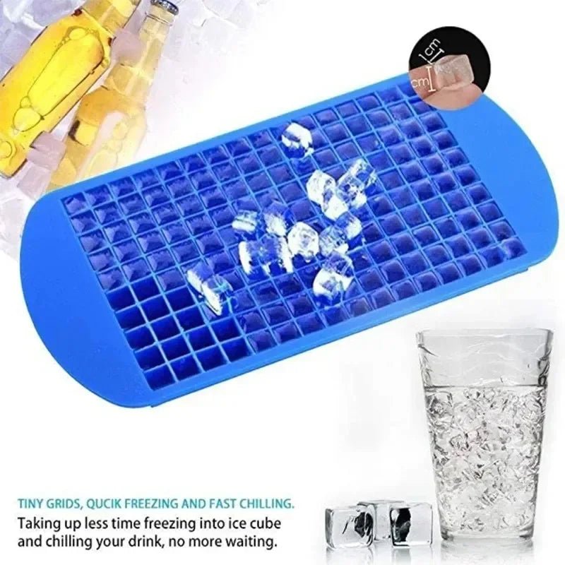 4/6/8/15/160 Grid Big Ice Tray Mold Giant Jumbo Large Food Grade Silicone Ice Cube Square Tray Mold DIY Ice Maker Ice Cube Tray