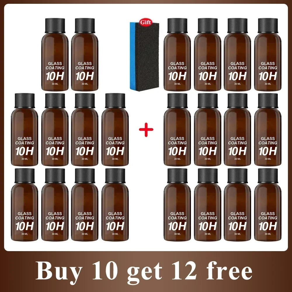 Car Glass Coating Ceramic Coating Nano Crystal Coating Car Windows Polishing Scratch Resistance Glass Waterproof Dustproof Agent