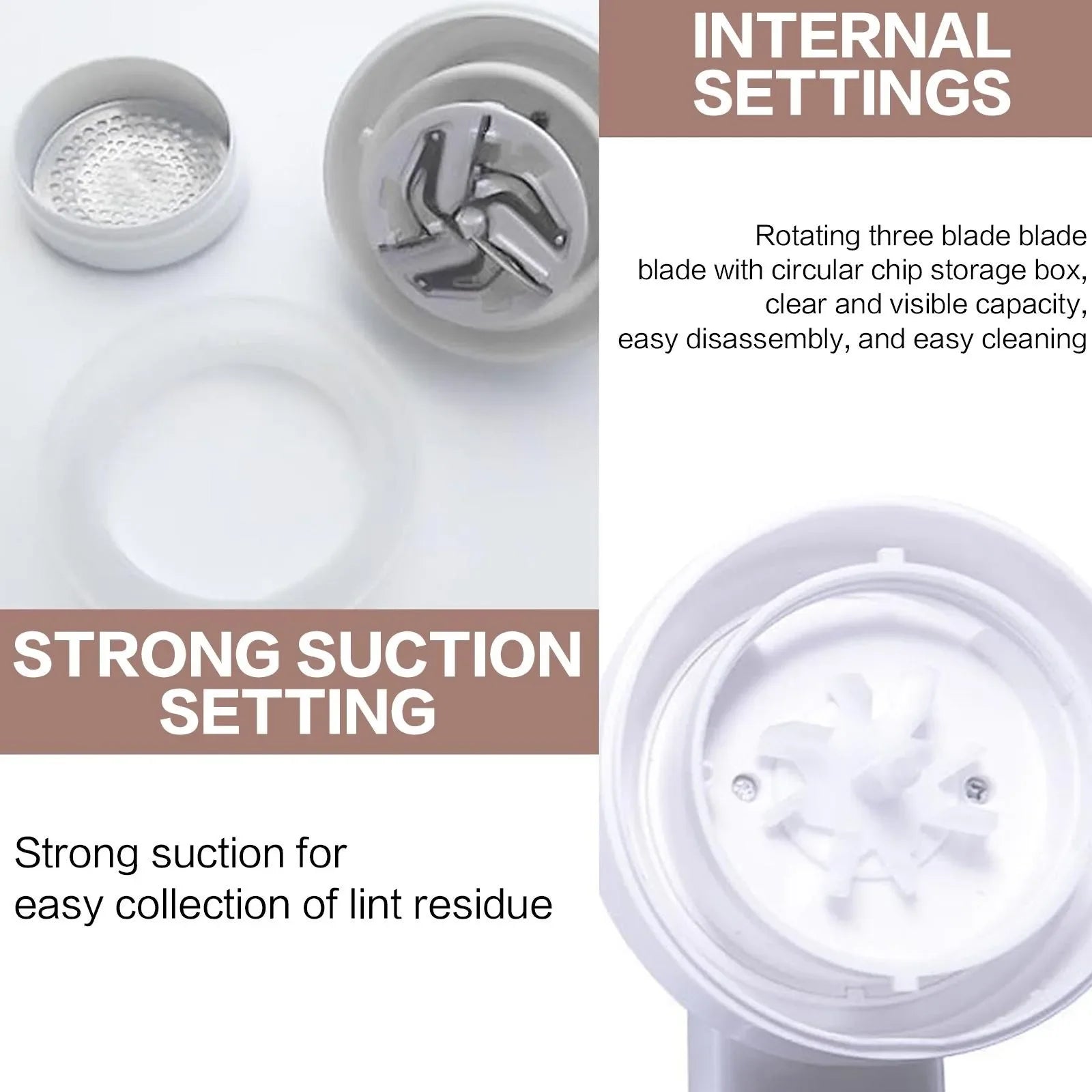 Electric Lint Remover USB Fast Charging Fabric Sweater Shaver Clothes Pill Trimmer for Coats and Sofas Portable Home Care