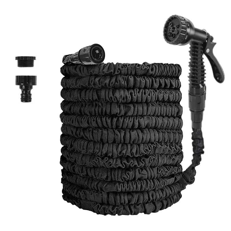 25FT-200FT Garden Hose Expandable Magic Water Pipes Home Garden Daily Watering Tools High-Pressure Car Wash Cleaning Water Gun