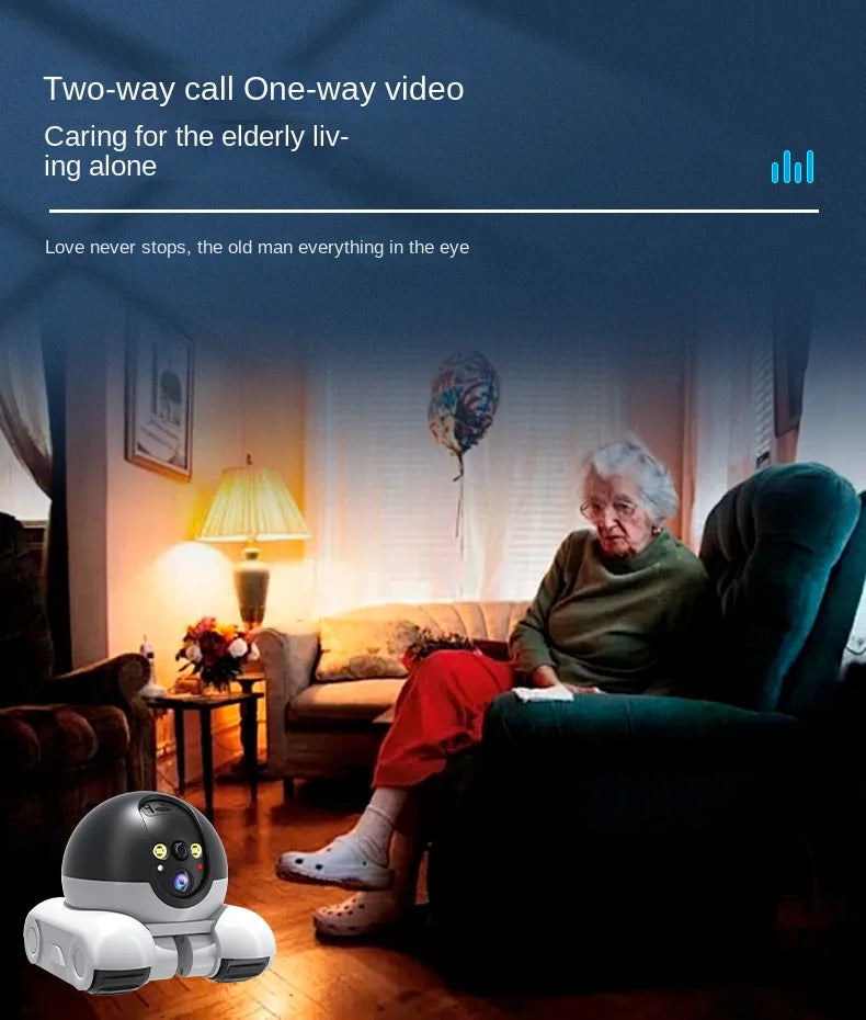 1080P HD WIFI Camera PTZ IP Security Protection Surveillance Camera Auto Tracking Baby Pets Monitor Smart Home Robot Cameras