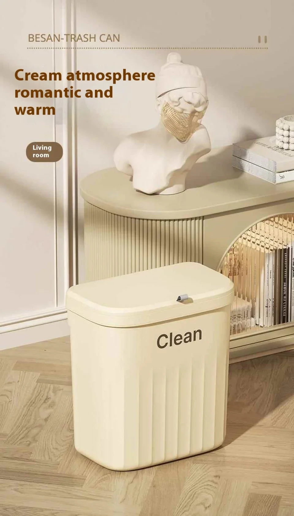 Hanging Trash can Kitchen Hanging with Lid Bathroom Accessories Mounted Recycling Garbage Baskests Wall Mounted Garbage Bins