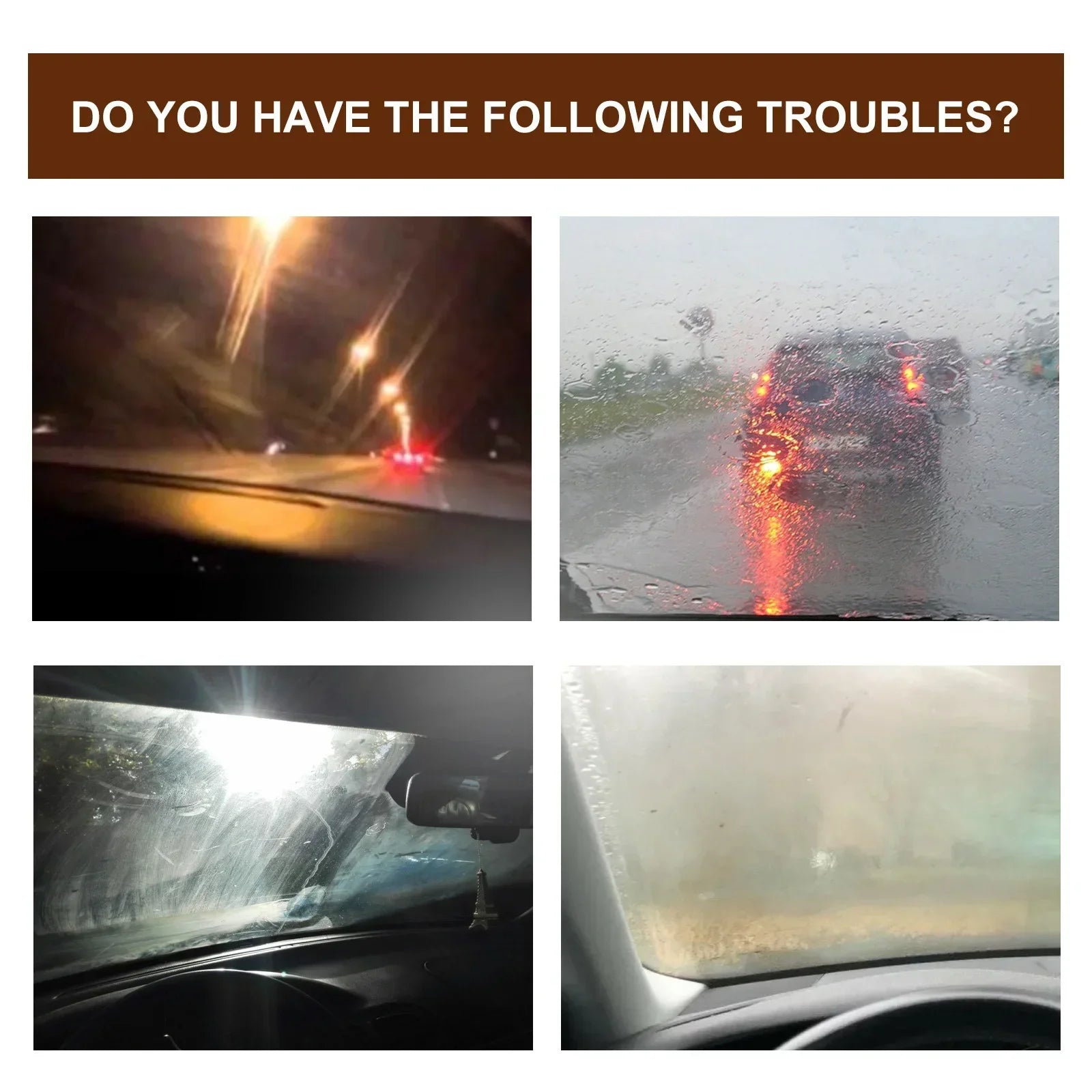 Car Glass Coating Ceramic Coating Nano Crystal Coating Car Windows Polishing Scratch Resistance Glass Waterproof Dustproof Agent