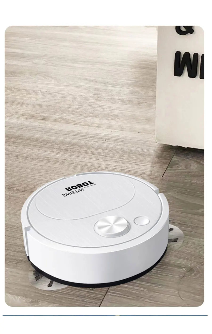 NEW USB Sweeping Robot Vacuum Cleaner Mopping 3 In 1 Smart Wireless 1500Pa Dragging Cleaning Sweep Floor for Home Office