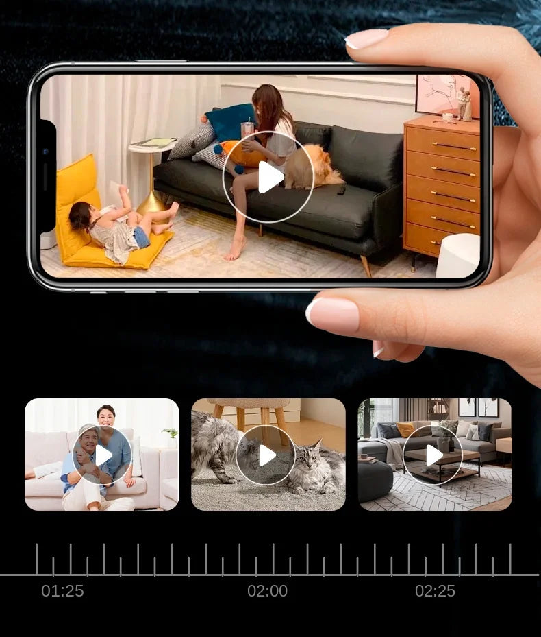 1080P HD WIFI Camera PTZ IP Security Protection Surveillance Camera Auto Tracking Baby Pets Monitor Smart Home Robot Cameras