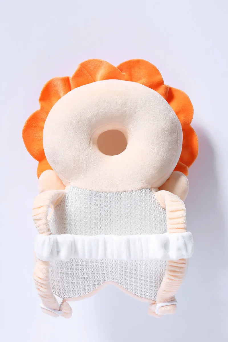 Baby Head Protection Backpack Pillow Toddler Head Safety Pad Cushion Anti-fall Head Protection Pillow Highly Elastic Breathable