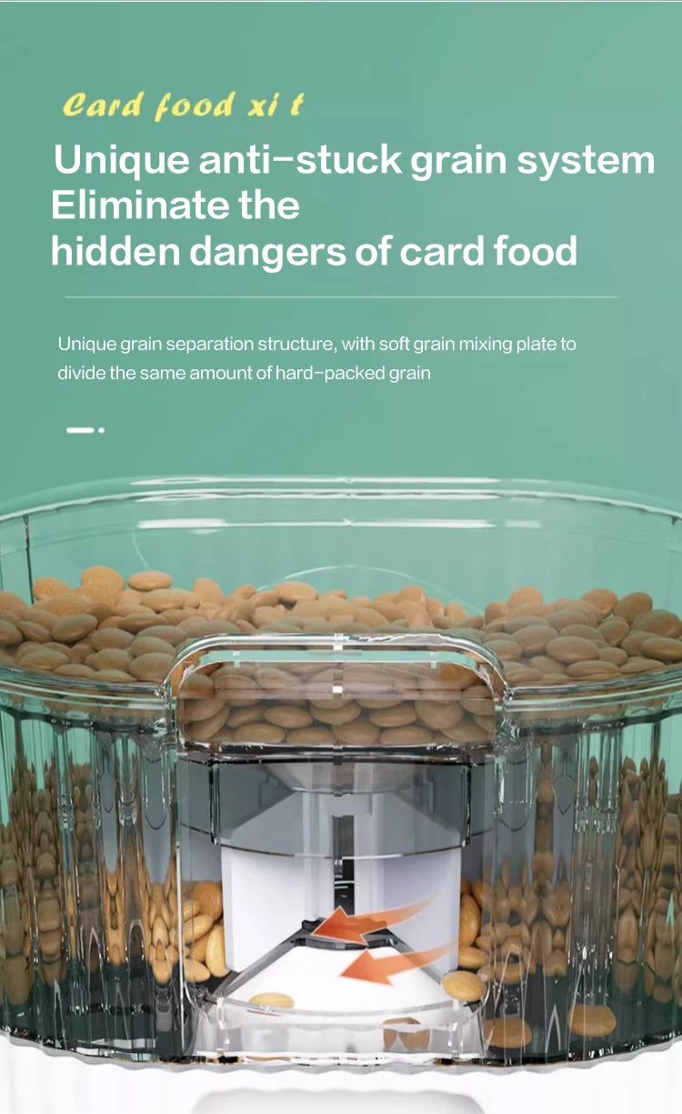 PAPIFEED cat automatic feeder dog fixed feeding machine cat food dog food wifi remote smart cat pet food dispenser