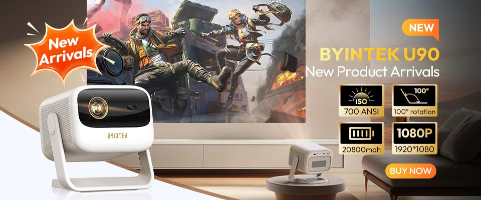 LOVE U4 Smart Mini Home Theater Projector 4K 1080P Video Android WIFI for Smartphone Cinema