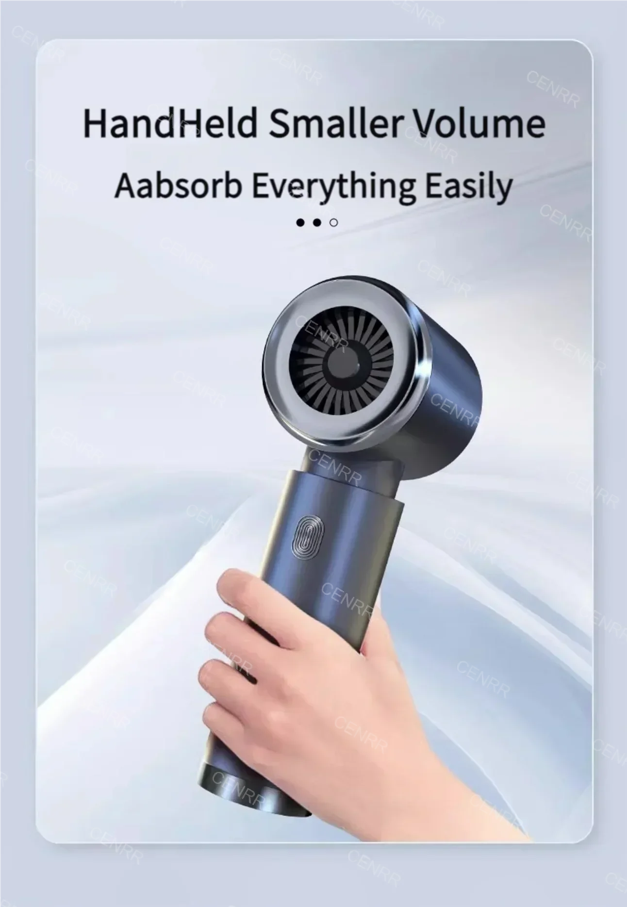 CENRR 210000PA Mini Car Vacuum Cleaner Wireless Powerful Vacuum Car Cleaner Handheld Portable Vacuum Cleaner Cleaning Machine