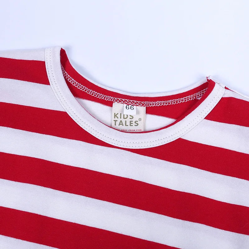 Summer Short Sleeved Baby Rompers 0-2Y Striped Onesies for Newborn Baby Boy Infant Girl Moon Printed Jumpsuit Baby Clothing