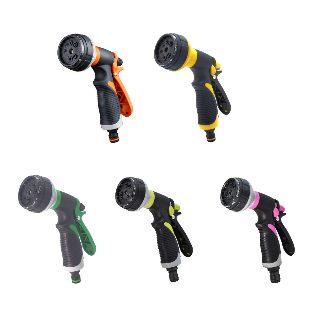Water Gun High-Pressure Water Spray Gun Car Washer Hose Nozzle Garden Watering Sprinkler Sprinkler Cleaning Water Gun