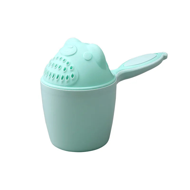 Cartoon Baby Bath Caps Toddle Shampoo Cup Children Bathing Bailer Baby Shower Spoons Child Washing Hair Cup Kids Bath Tool