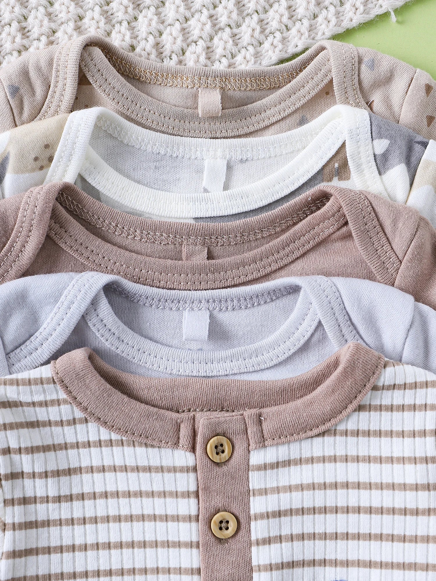 5PCS Baby boy's clothes Baby boy onesies summer Short-sleeved jumpsuit newborn baby clothes Suitable for 0-9months