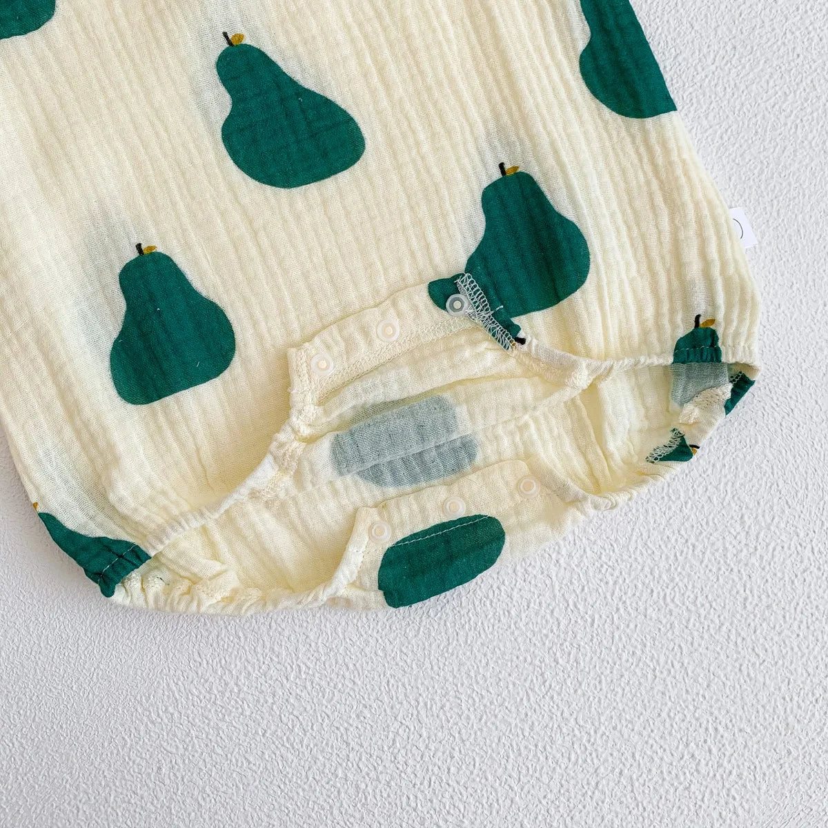 2025 New In Summer Infant Newborn Baby Girls Boys Wrinkle Cloth Cotton Outfits Kids Casual Jumpsuits Toddler Bodysuits