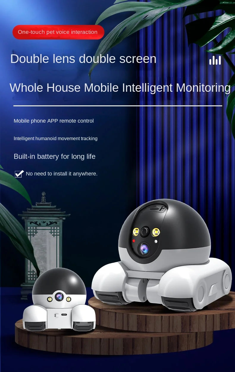 1080P HD WIFI Camera PTZ IP Security Protection Surveillance Camera Auto Tracking Baby Pets Monitor Smart Home Robot Cameras