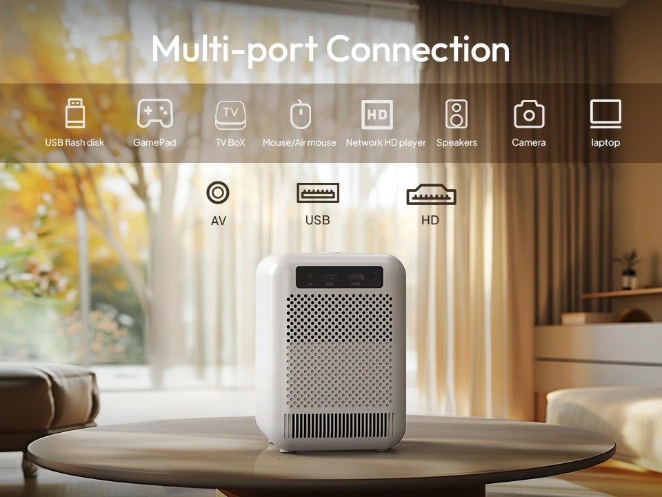 LOVE U4 Smart Mini Home Theater Projector 4K 1080P Video Android WIFI for Smartphone Cinema