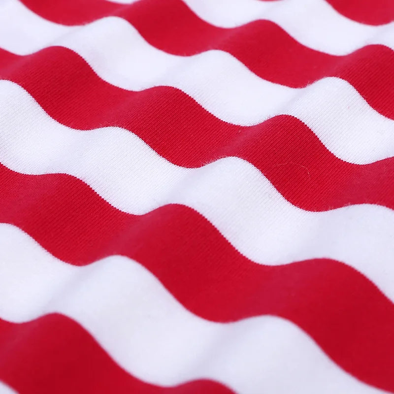 Summer Short Sleeved Baby Rompers 0-2Y Striped Onesies for Newborn Baby Boy Infant Girl Moon Printed Jumpsuit Baby Clothing