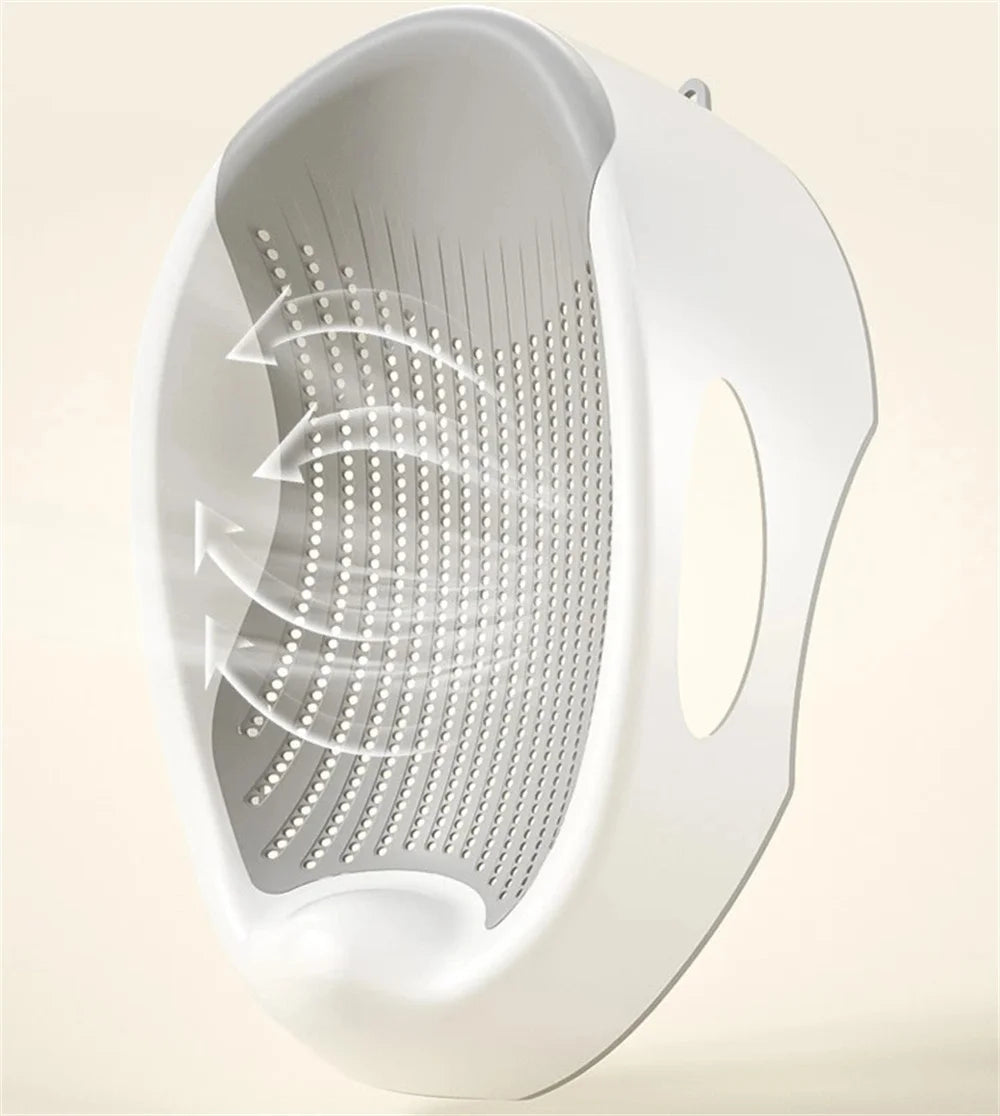 Soft Touch Baby Bath Tub Silicone Mesh Support Non Slip Base Newborn Foot Bath Bucket Bathroom Grey UK