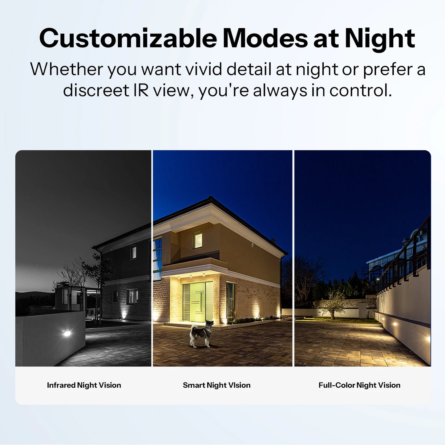 CAM-B1P Outdoor Smart Security Camera 2K HD With AI Human Detection IP65 Weatherproof 180° Pan Control Alexa Google Home