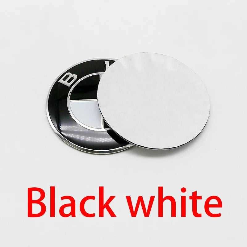 4Pcs 56/60/65mm Car Wheel Center Hub Caps Badge Sticker Emblem Decals Accessories For Baoma E32 E34 E36 E38 E39 E46 E53 E60 E65