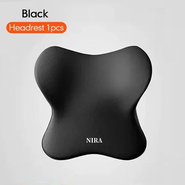 New Car Lumbar Support Pillow Memory FoamAuto Neck Pillow Waist Support Removable Washable Backrest Universal Vehicle Cushion